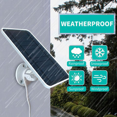 Solar Panel Charger for Arlo Pro 5S 2K, Pro 4, Pro 3, Ultra 2, Ultra 2 XL, Pro 4
