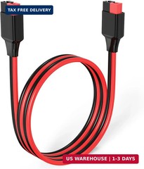 ELFCULB 10AWG 2FT Anderson Extension Cable 2 6 10 20 35 50FT Solar Extension Cab