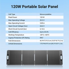 Dabbsson Portable Folding Solar Panel 120W/210W/420W for Power Station Home Trip