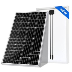 100W 12V Solar Panel High Efficiency PV Monocrystalline For RV Boat Home Caravan