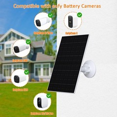 VUEBEE 7W Solar Panel Compatible with Eufycam, USB-C Solar Charger for 5V