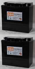 2 Pack – UPG UB12550 12V 55Ah Deep Cycle SLA AGM Battery for Solar Power NEW