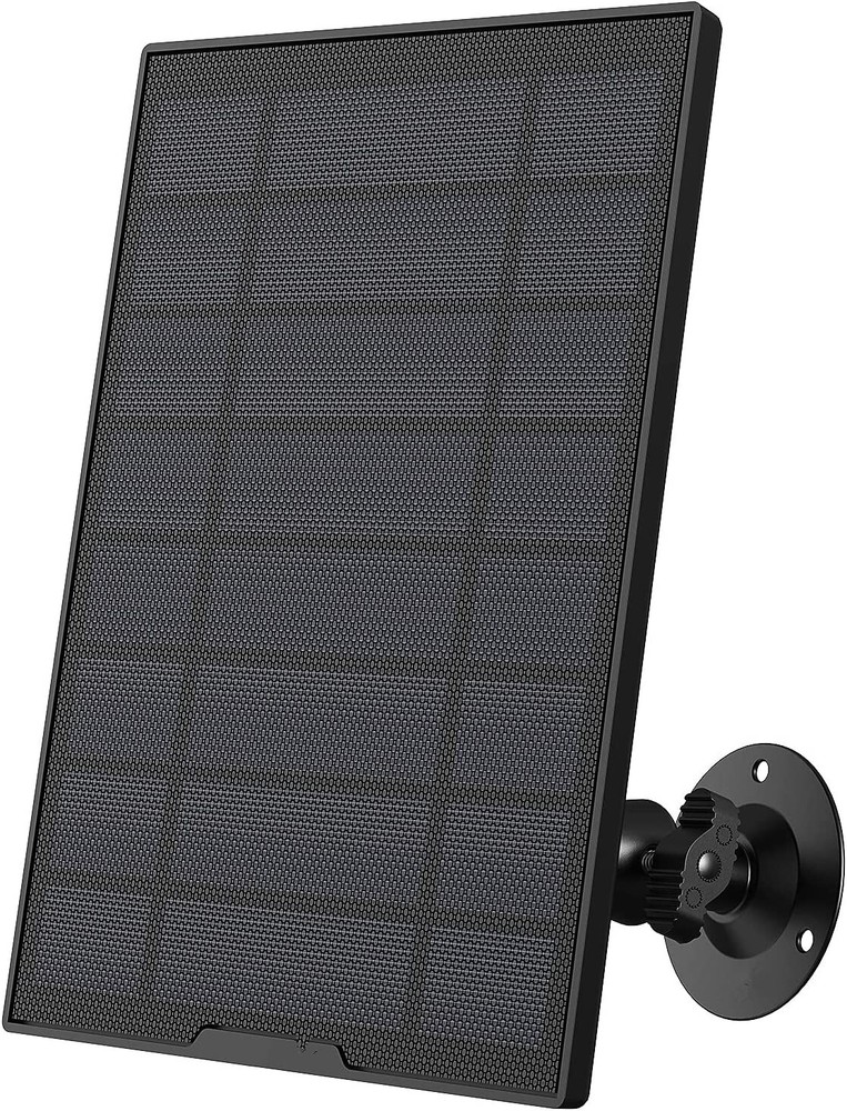 ieGeek USB Port Solar Panel for Outdoor Security Camera Home Battery CCTV Camera