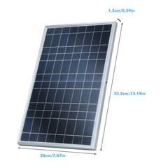 10W Solar Panel 12V Solar Battery Trickle Charger 100A W/ Controller Maintainer