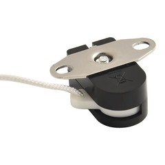 250V Voltage Wall Light Switch Pull Cord Switch Rotating Pull Switch 2A Current
