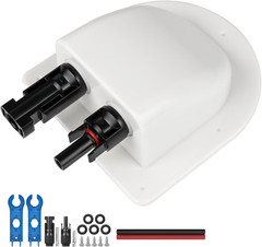 Solar Cable Entry Gland with 10Awg Solar Cable and Solar Connector UV Resistance
