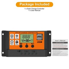 MPPT Solar Panel Kit Charge Controller Battery Regulator 12/24V Auto Focus 100A