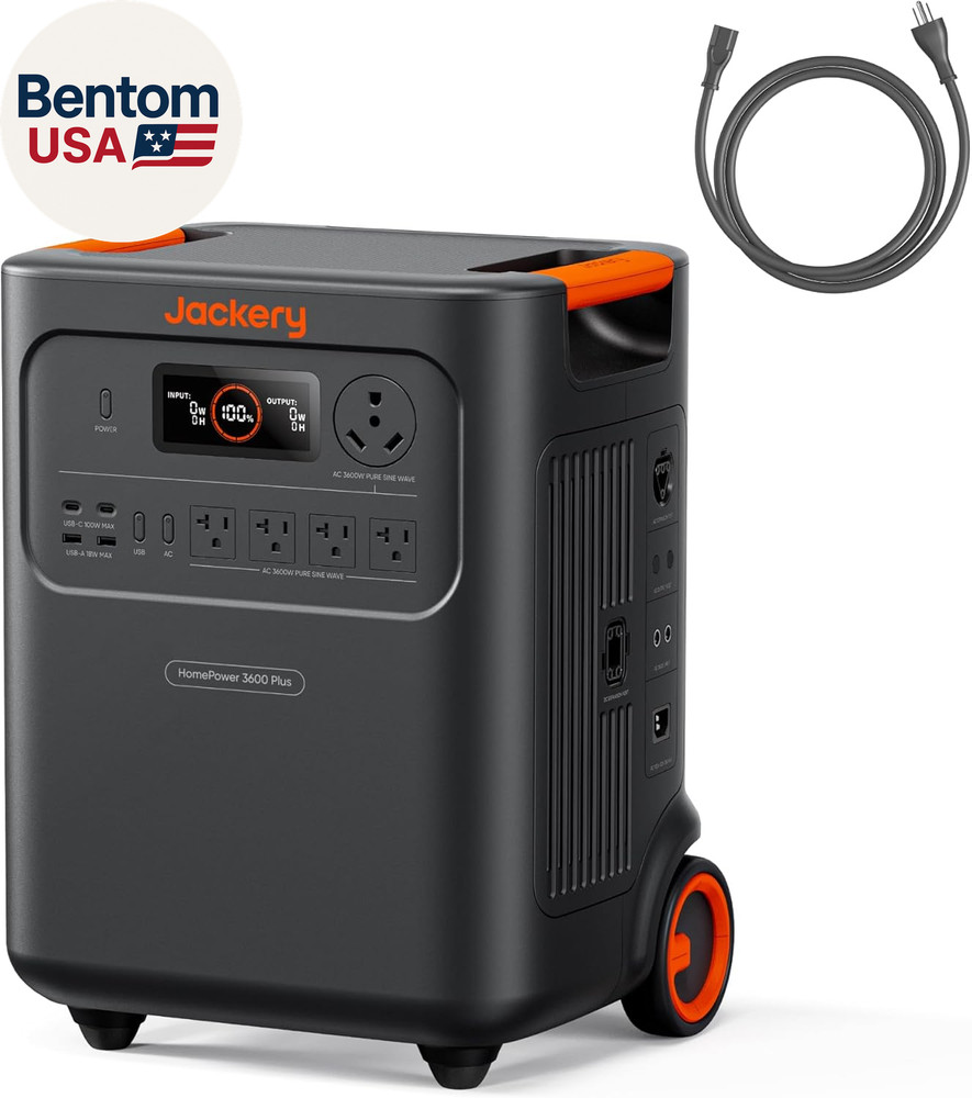 Homepower 3600 plus Portable Power Station, 3600W AC Output, 3584Wh LFP Solar Ge
