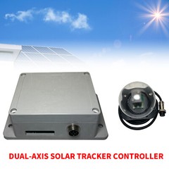 Dual-Axis Solar Tracker Controller Automatic Manual Working with Light Sensor