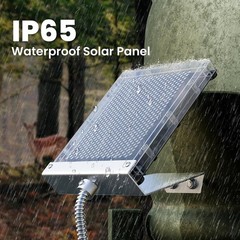 12V Solar Powered Waterproof Deer Feeder Kit Panel Bracket Wildlife Feeder