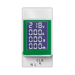 High Contrast Digital Voltmeter AC 50V300V for Easy Reading on Din Rail