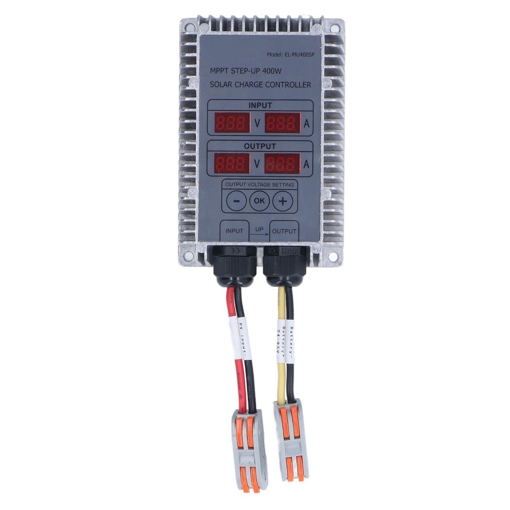 Solar Battery Charge Controller Boost MPPT Voltage Adjustable Waterproof