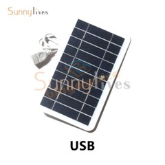 Solar Panel Output USB Outdoor Portable Solar System 5V 2W Mobile Phone Charger