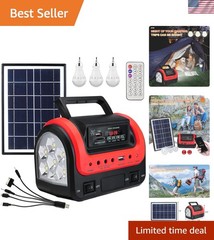 Portable Solar Generator with Panel,Small Power Station for Camping | Compact…
