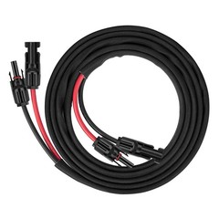10FT 10AWG Solar Panel Extension Cable with Female and Male Connectors, Solar…