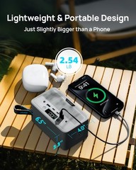 Portable Power Station 28,000mAh LiFePO4 Battery 100W (200W Peak)