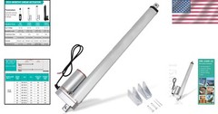 Heavy Duty 330lbs Solar Tracker Linear Actuator, Waterproof – 12V, 14″