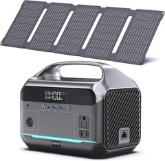 288Wh Solar Generator with 60W Panel LiFePO4 Battery