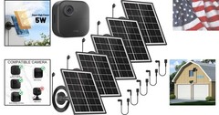 5 Pack 5W Solar Panel Charger Compatible with All-New Blink Outdoor 4 4th Gen…