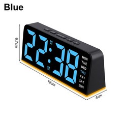 LED Alarm Clock with Clear Display and Built In Ambient Light Features