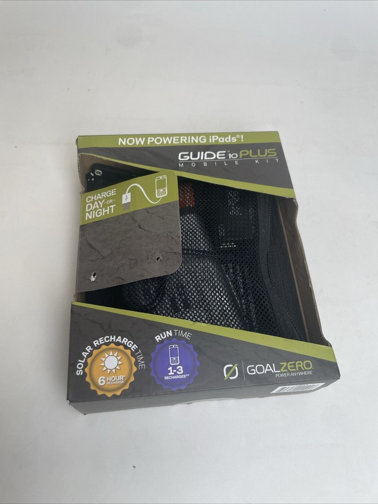 Goal Zero Guide 10 Plus Solar Charging Kit + NOMAD 7 Solar Panel