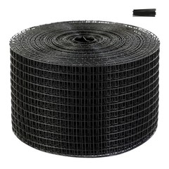 8in x 100ft Solar Bird Guard PVC-Coated Galvanized Wire Mesh, 1/2″ Grid