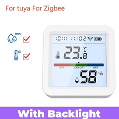 For Tuya For Zigbee Temperature Humidity Sensor for Indoor Climate Control