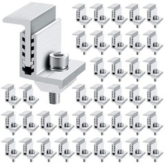 Adjustable Solar Panel End Clamps – Pack of 40