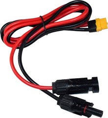 HQRP 3.3Ft Solar Connector to XT60 Adapter Charge Extension Solar Charging Cable