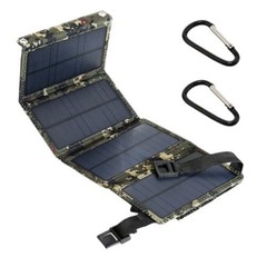 Solar Panel Charger – Waterproof Design, Charges Phones/Tablets Anywhere
