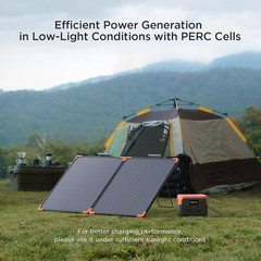 100W Portable Solar Panel Kit with 20A Controller for RV & Camping