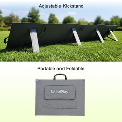 2PCS Foldable 400W Solar Panel ETFE-Coated Monocrystalline 23.4 Conversion Rate