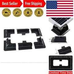 Corner Bracket Solar Panel Roof Drill-Free Mount for RV, Boats, 1 Set