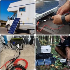 Weatherproof 10AWG SAE Solar Panel Connector Cable
