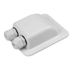 Durable ABS Solar Dual Cable Entry Gland, Weatherproof, Fit 2 Sq.Mm-6 Sq.Mm Cabl