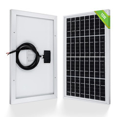10W Solar Panel Battery Charger Portable for Charging 12V Battery or Vehicle Gat