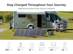 3030Wh Portable Power Station Solar Generator Extra Battery Camping RV Dabbsson
