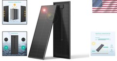 Efficient 100W Bifacial Solar Panel – Perfect for Home, RV, and Off-Grid Living
