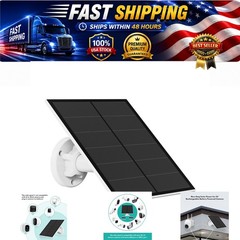 5W Solar Panel Charger for Security Camera 5V USB-C IP65 Outdoor