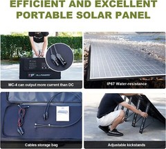 ALLPOWERS 2500W LiFePO4 Solar Generator RV With 400W Portable Solar Panel IP67
