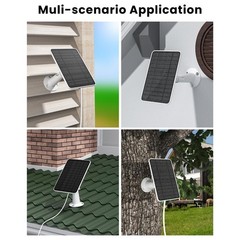 IP65 Waterproof Solar Panel Charger for Arlo Essential Cameras 5W Power