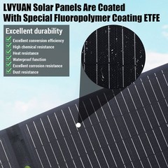 Portable Solar Panel 200W 100W N-Type Folding Solar Charger for Power Station