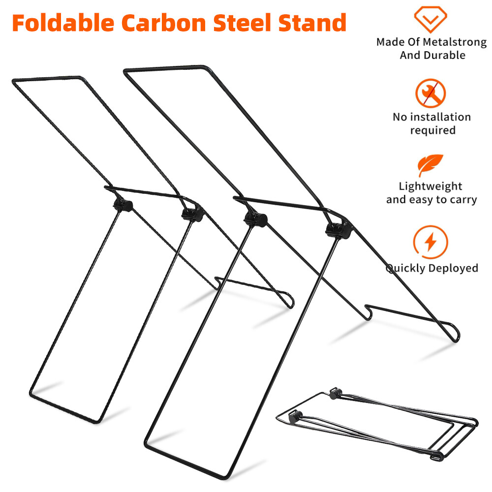 2 Pack Folding Solar Panel Stand Mounting Bracket – Quick Angle Adjustment