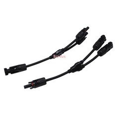 Solar Panel Y Branch Cable Connection Waterproof Adapter Connector Extension US