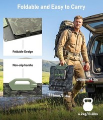 110W Foldable Solar Panel, ESP110 Portable Solar Charger for ES960, ES960 PRO, E
