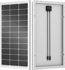 ECO-WORTHY 100 Watt Solar Panel 12 Volt Monocrystalline Solar Panel waterproof
