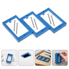 6 Pcs Outlet Box Extender Plastic Electrical Extension Accessory for Switches