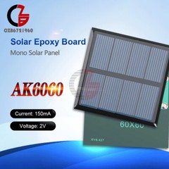 2V 150MA 3V 400MA Monocrystalline Solar Panel Module For DIY Motor Toy Lawn Lamp