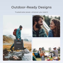 Renogy 200W Waterproof Foldable Portable Solar Panel Power Backup for RV Camping