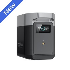 EcoFlow Delta 2 Power Station Smart Extra LiFePO4 Battery 1024Wh Backup Energy